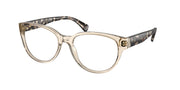 Ralph RA7151 Shiny Transparent Light Brown Eyeglasses