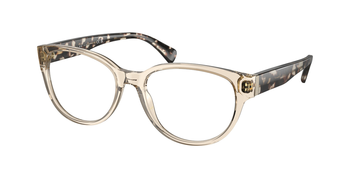 Ralph RA7151 Shiny Transparent Light Brown Eyeglasses