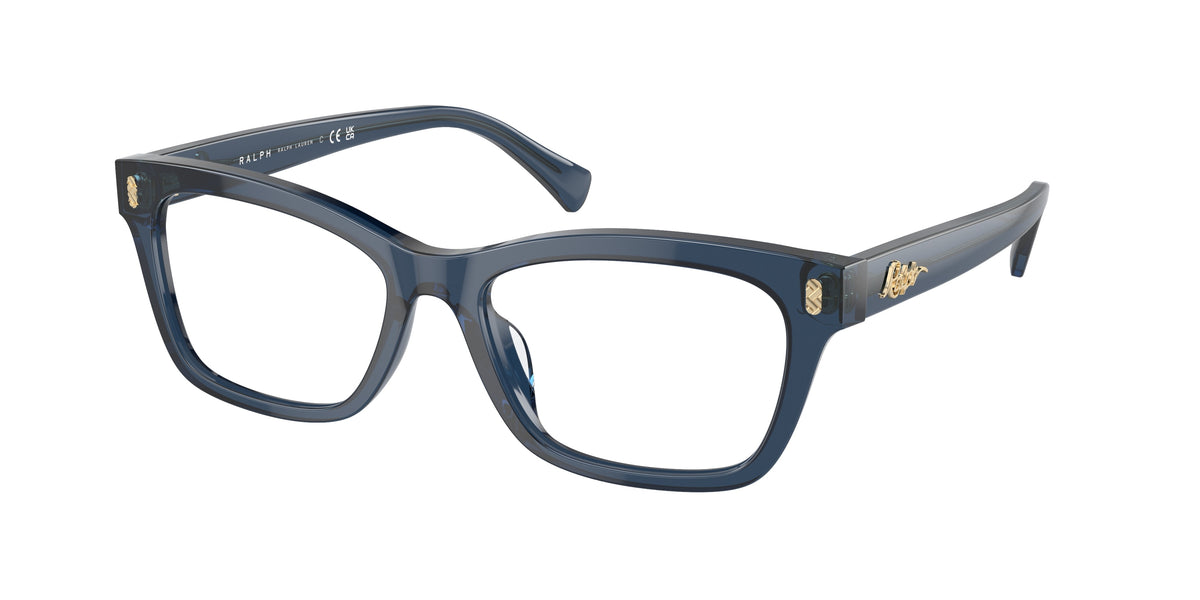 Ralph RA7154U Shiny Transparent Blue Eyeglasses