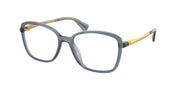Ralph RA7156U Shiny Transparent Blue Eyeglasses