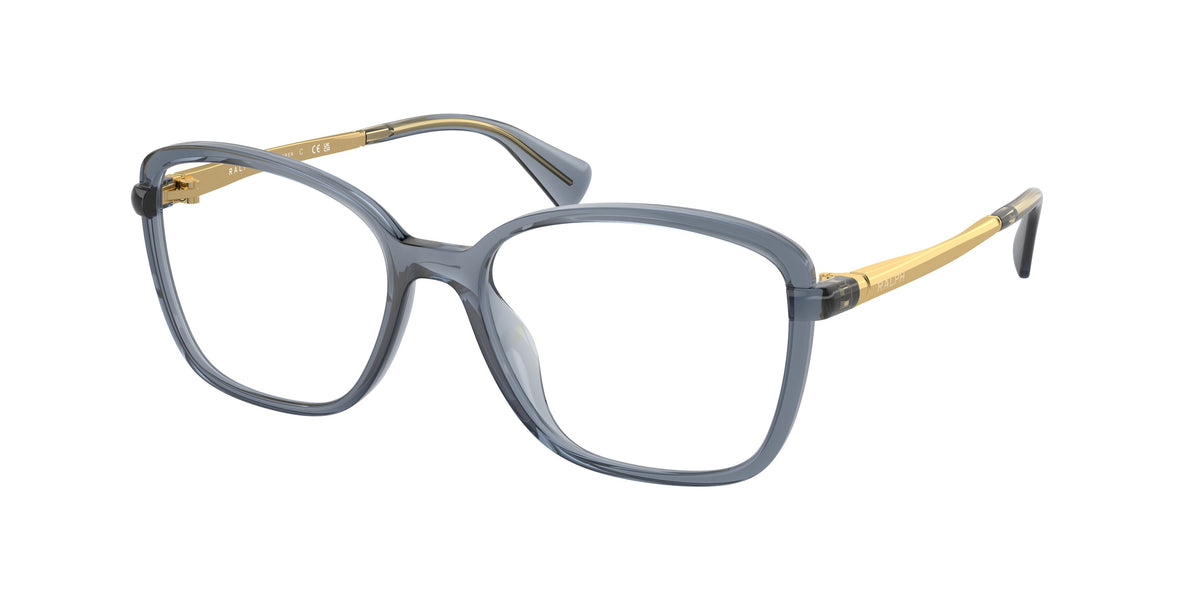Ralph RA7156U Shiny Transparent Blue Eyeglasses