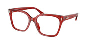 Ralph RA7158U Shiny Transparent Burgundy Eyeglasses