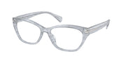 Ralph RA7161U Shiny Striped Grey Eyeglasses