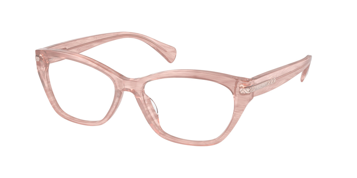 Ralph RA7161U Shiny Transparent Rose Eyeglasses