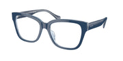Ralph RA7162U Shiny Blue On Light Blue Eyeglasses