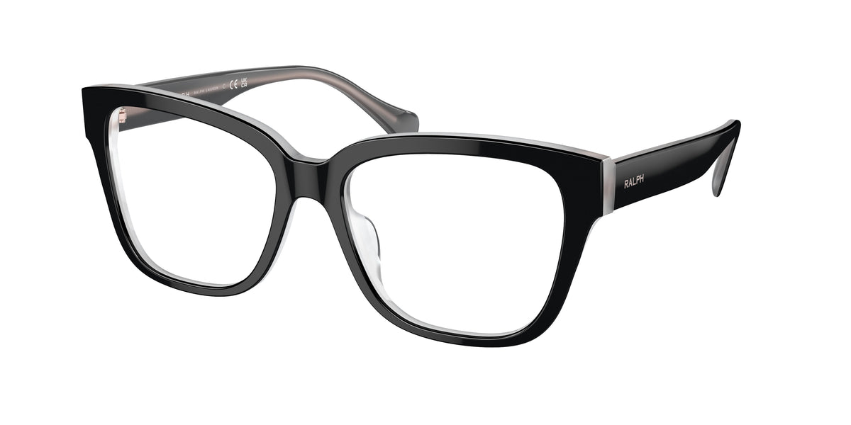 Ralph RA7162U Shiny Black On Opal Grey Eyeglasses