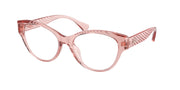 Ralph RA7164U Shiny Transparent Pink Eyeglasses