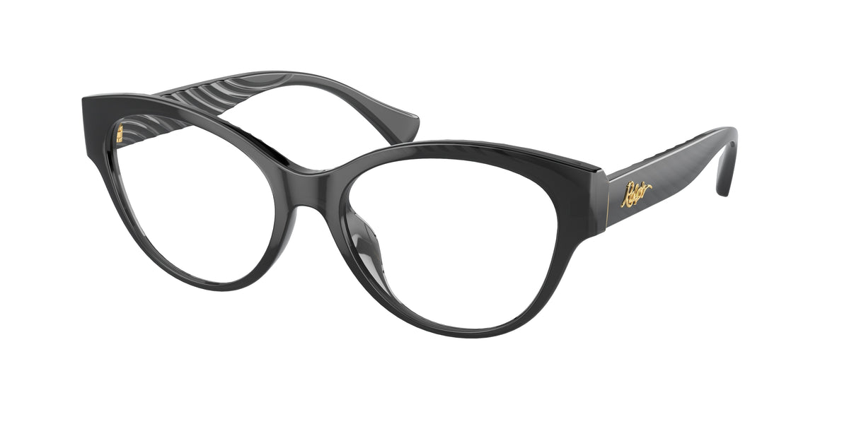 Ralph RA7164U Shiny Transparent Black Eyeglasses