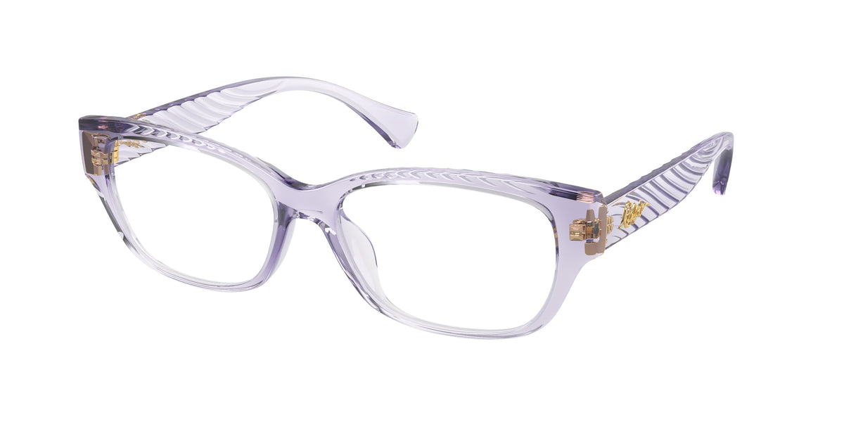 Ralph RA7165U Shiny Transparent Lillac Eyeglasses