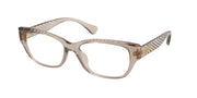 Ralph RA7165U Shiny Transparent Beige Eyeglasses