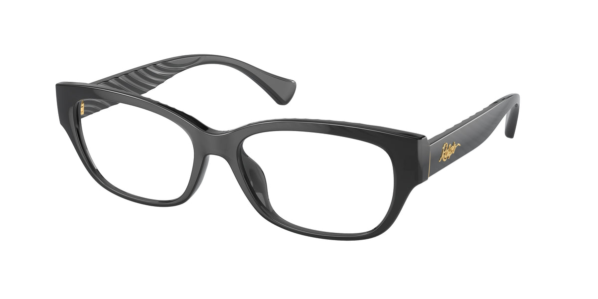 Ralph RA7165U Shiny Transparent Black Eyeglasses