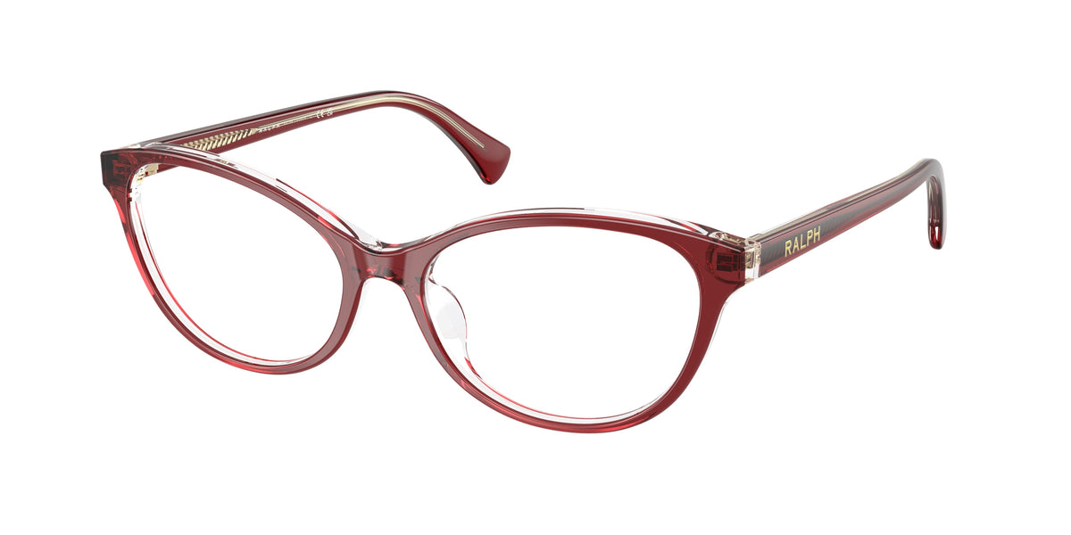 Ralph RA7186U Transparent Dark Burgundy Eyeglasses