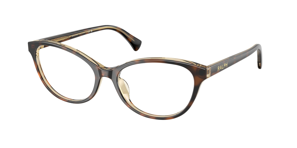 Ralph RA7186U Transparent Dark Tortoise Eyeglasses