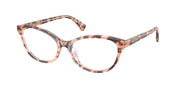 Ralph RA7186U Transparent Pink Havana Eyeglasses