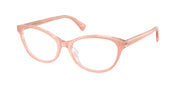 Ralph RA7186U Peach Transparent Eyeglasses