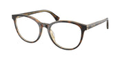 Ralph RA7188U Dark Havana On Transparent Eyeglasses