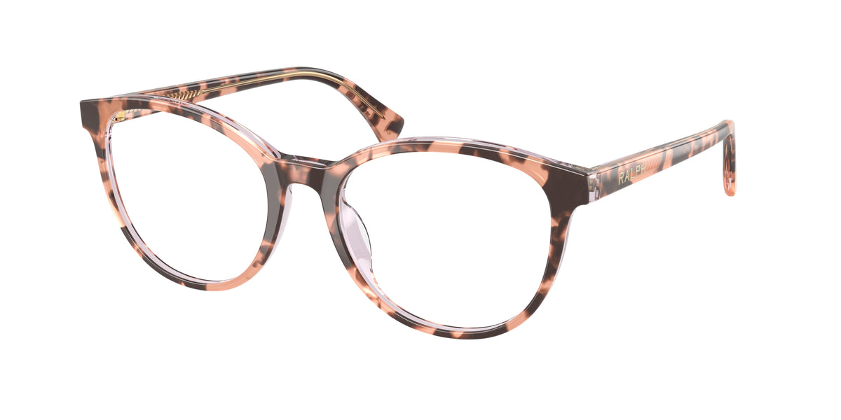 Ralph RA7188U Transparent Pink Havana Eyeglasses