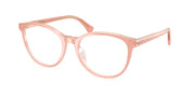 Ralph RA7188U Peach Transparent Eyeglasses