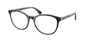 Ralph RA7188U Blue On Transparent Eyeglasses
