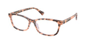 Ralph RA7194U Rose Havana/Transparent Eyeglasses
