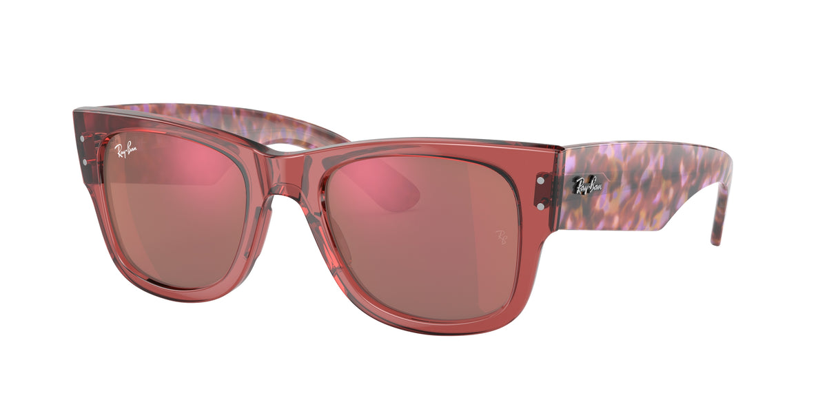 Ray-Ban RB0840SF Transparent Pink Sunglasses