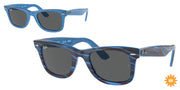 Ray-Ban RB2140F Photo Striped Blue Sunglasses