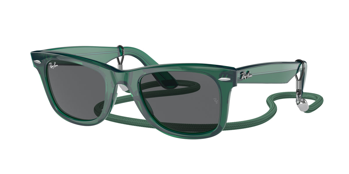 Ray-Ban RB2140 Transparent Green Sunglasses