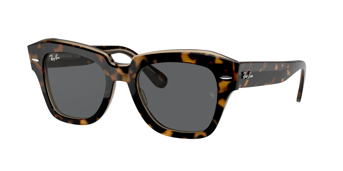 Ray-Ban RB2186 Havana On Transparent Brown Sunglasses