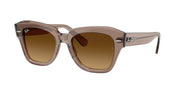 Ray-Ban RB2186 Transparent Light Brown Sunglasses