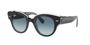 Ray-Ban RB2192F Black On Transparent Sunglasses