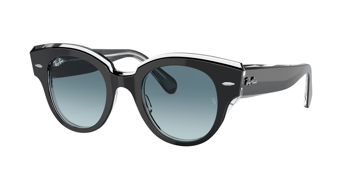 Ray-Ban RB2192F Black On Transparent Sunglasses