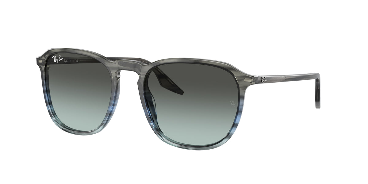 Ray-Ban RB2203 Striped Grey & Blue Sunglasses