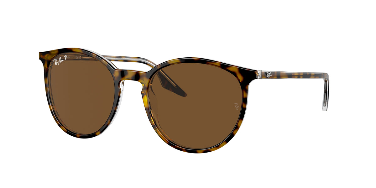 Ray-Ban RB2204 Havana On Transparent Sunglasses