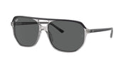 Ray-Ban RB2205 Dark Grey On Transparent Grey Sunglasses