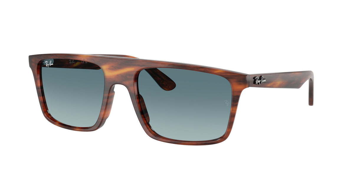 Ray-Ban RB2222F Striped Havana Sunglasses