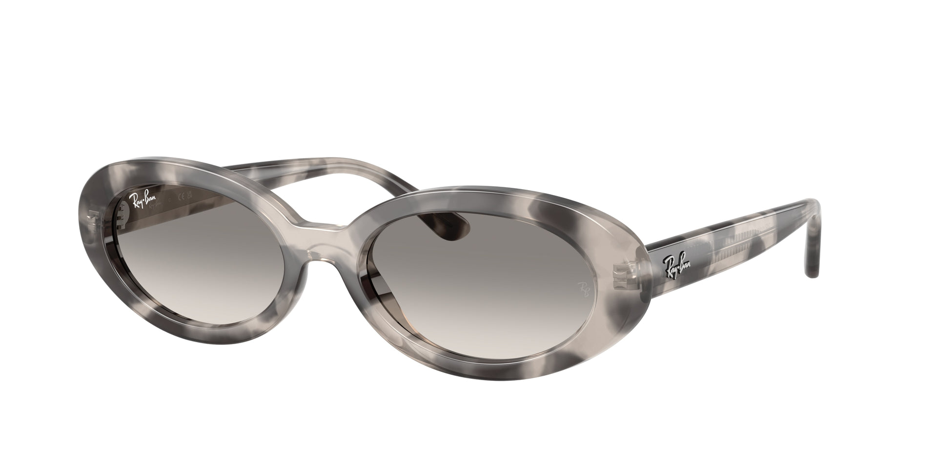 Ray-Ban RB2223F Opal Grey Havana Sunglasses