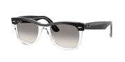 Ray-Ban RB2240F Black On Transparent Sunglasses