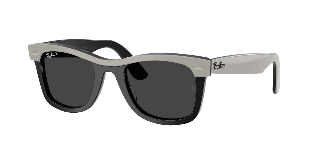 Ray-Ban RB2240F Grey On Black Sunglasses