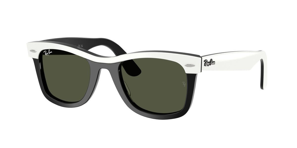 Ray-Ban RB2240 White On Black Sunglasses