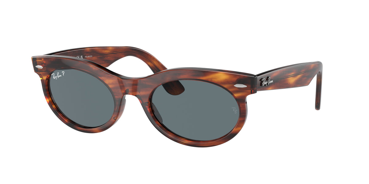 Ray-Ban RB2242F Striped Havana Sunglasses