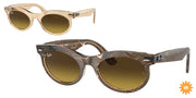 Ray-Ban RB2242 Photo Waves Brown Sunglasses