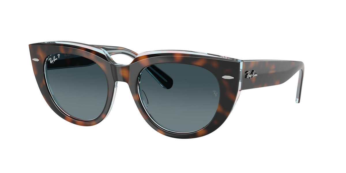 Ray-Ban RB2286 Dark Havana On Transparent Multicolor Sunglasses