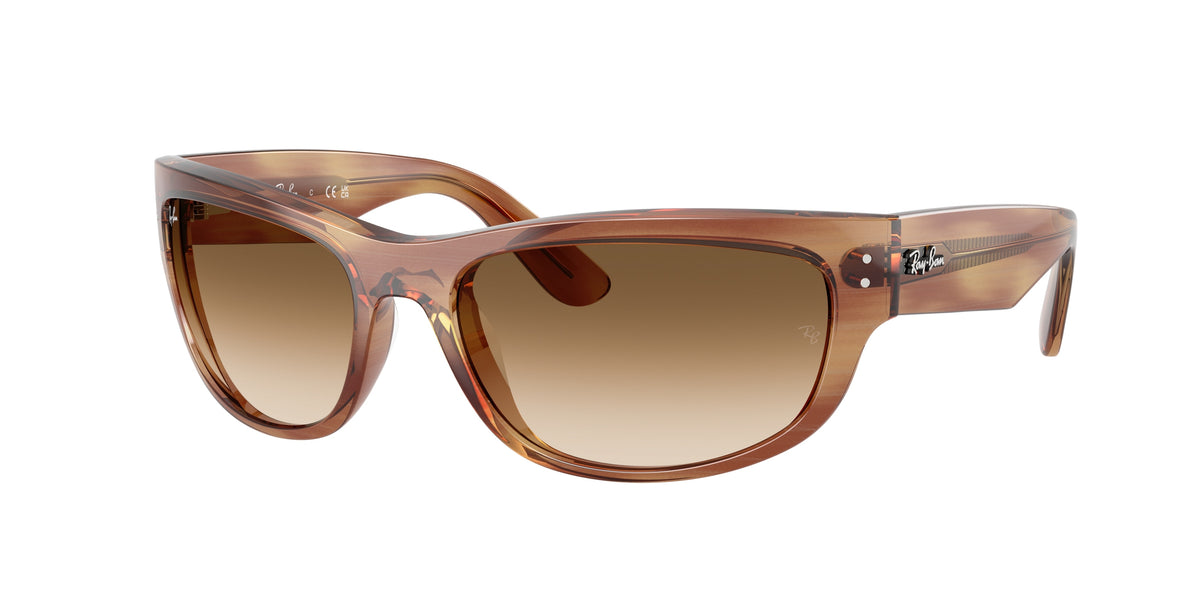 Ray-Ban RB2289 Striped Brown Sunglasses