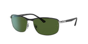 Ray-Ban RB3671CH Black On Silver Sunglasses