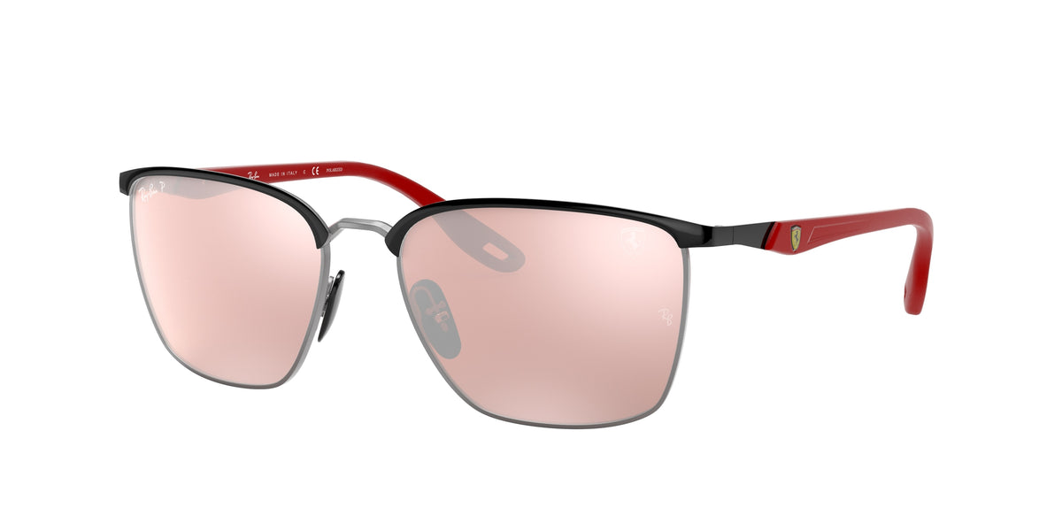Ray-Ban RB3673M Black On Silver Sunglasses