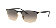 Ray-Ban RB3686 Black On Gold Sunglasses