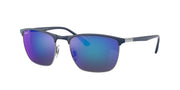Ray-Ban RB3686 Blue On Gunmetal Sunglasses
