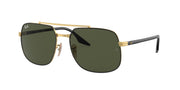 Ray-Ban RB3699 Black On Gold Sunglasses
