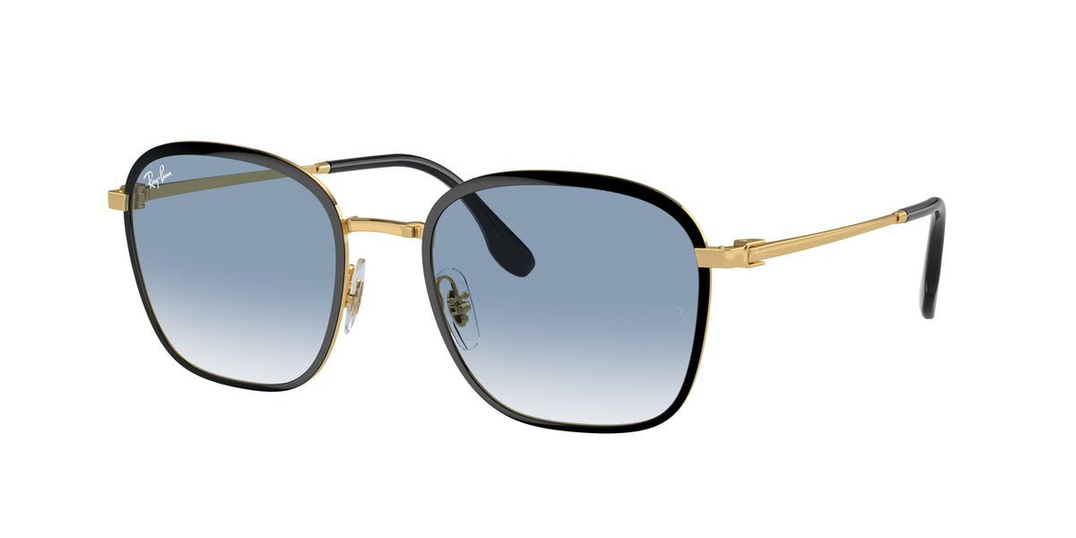 Ray-Ban RB3720 Black On Gold Sunglasses