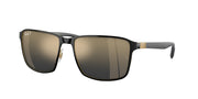 Ray-Ban RB3721CH Black On Gold Sunglasses